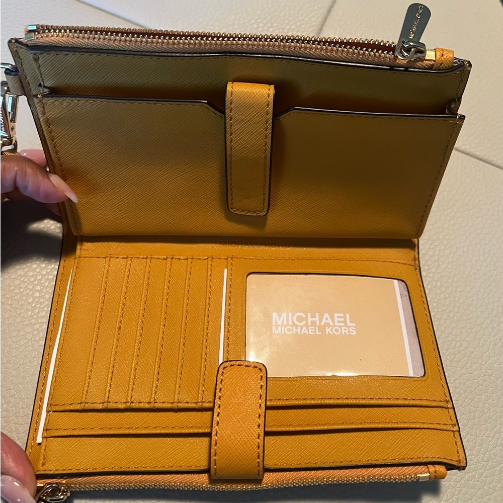 Michael Michael Kors Adele Leather Smartphone Wal… - image 5